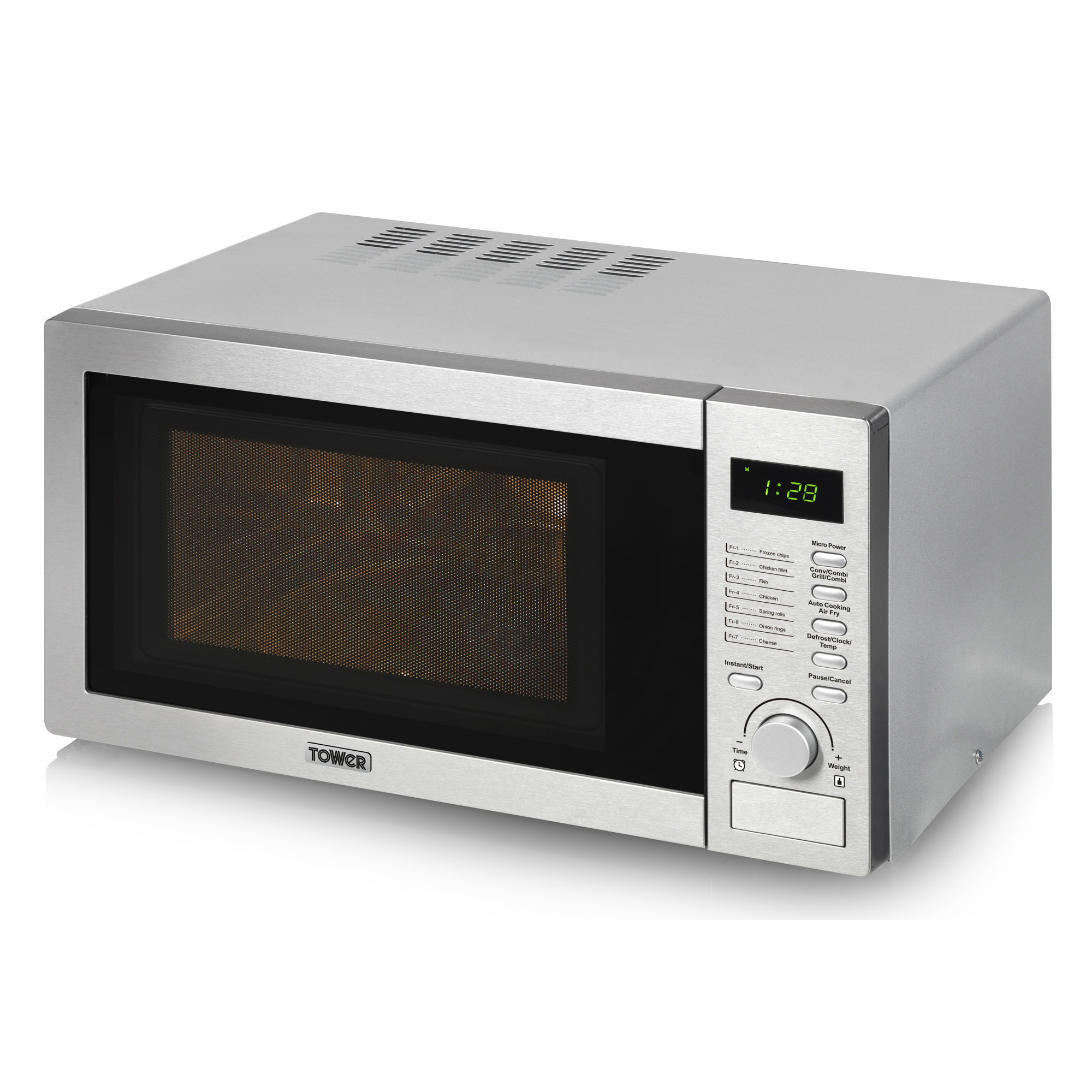 Tower 23L 2300W Air Fryer Microwave in Silver Wayfair.co.uk